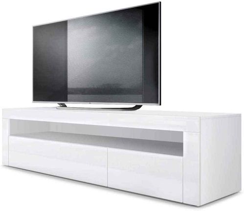 Giglio porta tv di design, mobile soggiorno portatv moderno in 13 varianti con led